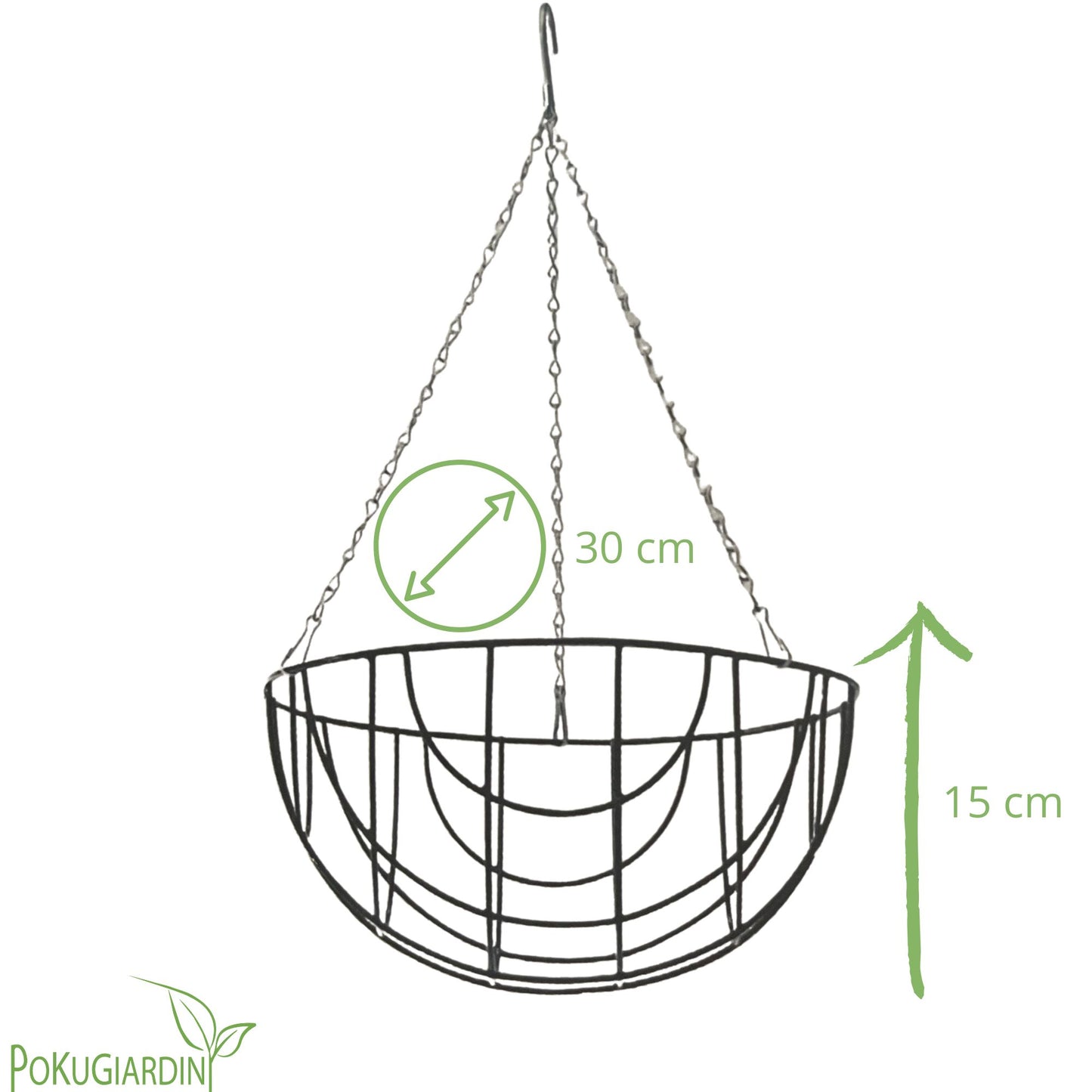 Hanging Basket inkl. Kokoseinsatz 30cm