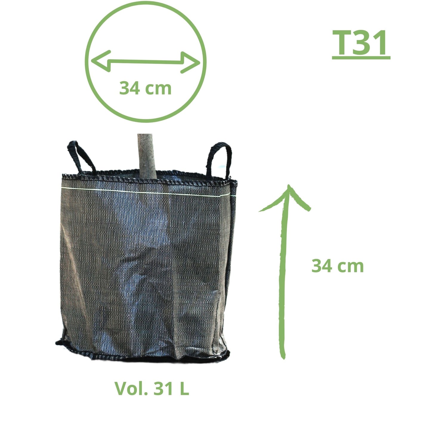 Baggy Planter® Pflanztaschen -10L - 172L